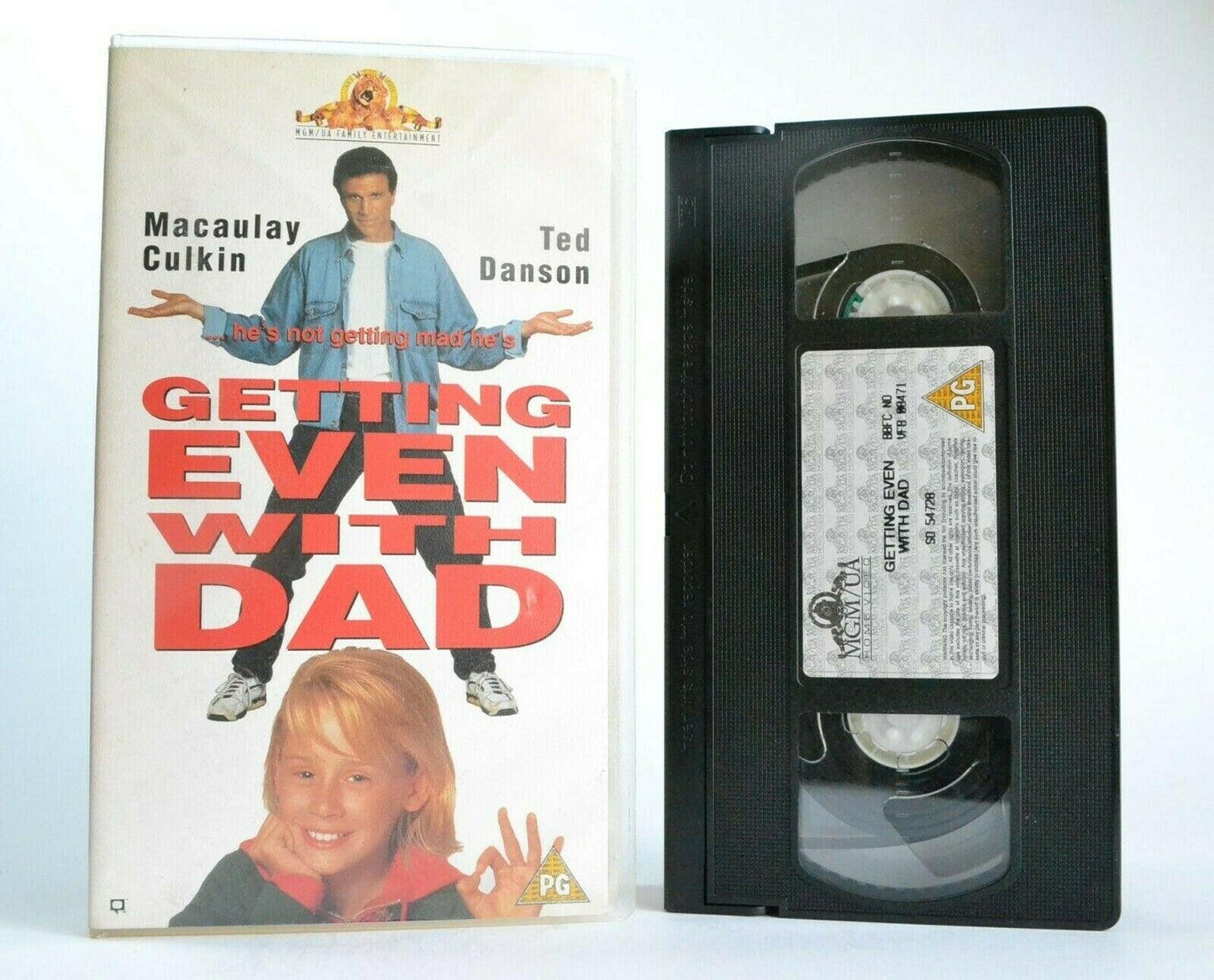 Getting Even With Dad (1994): Comedy - Macaulay Culkin/Ted Danson - Kids - VHS-