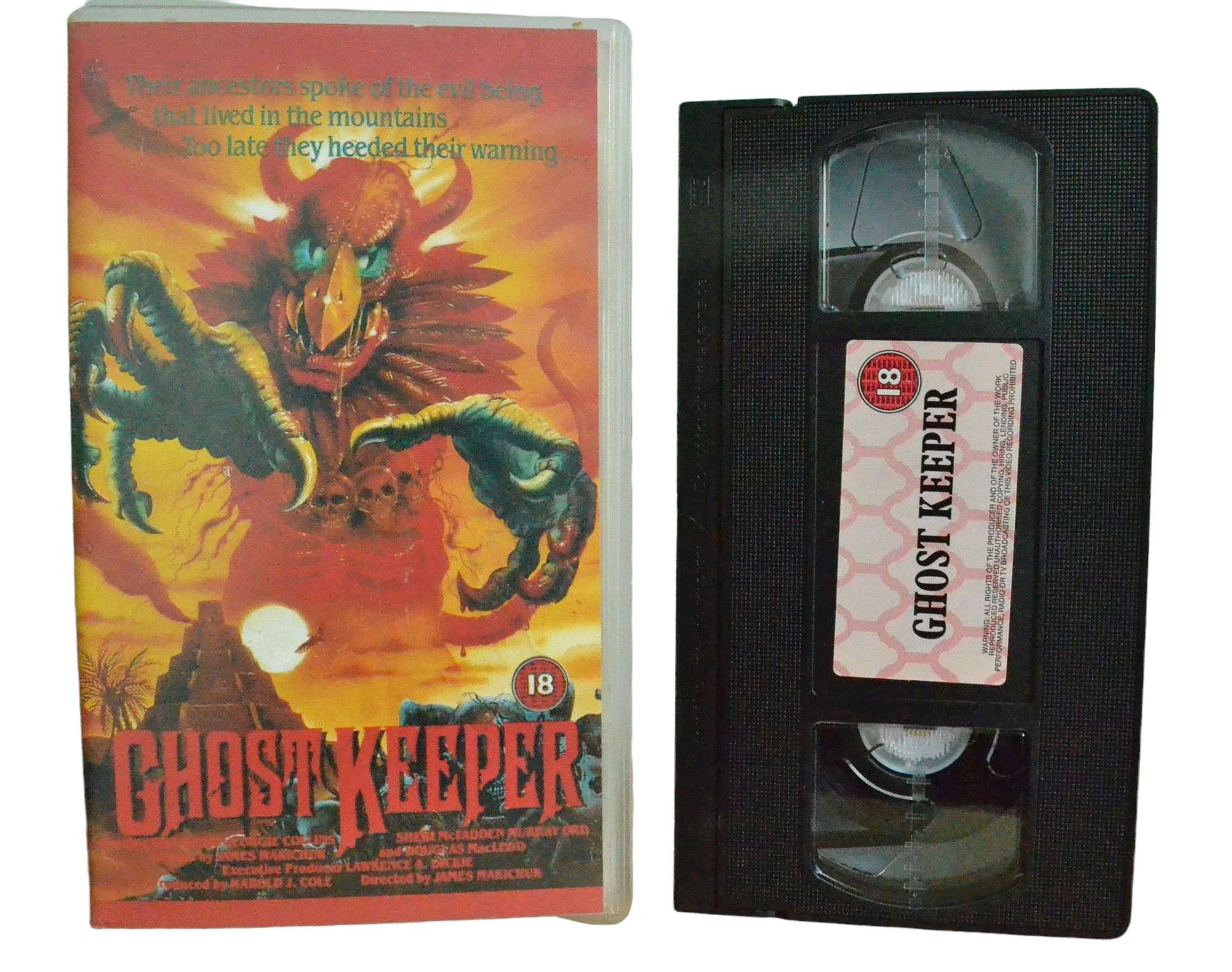 Ghost Keeper - Riva Spier - Apex - Vintage - Pal VHS-