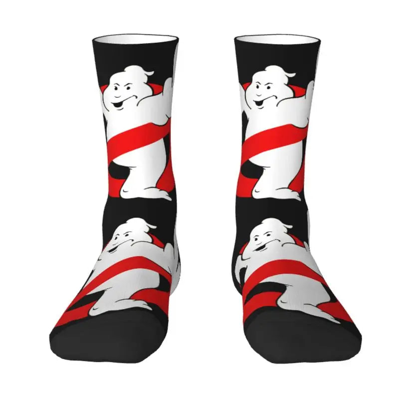 Ghostbusters Busters Dress Socks - Cool Men's & Unisex - Warm Comfortable 3D Print Supernatural Ghost Movie-6-Crew Socks-