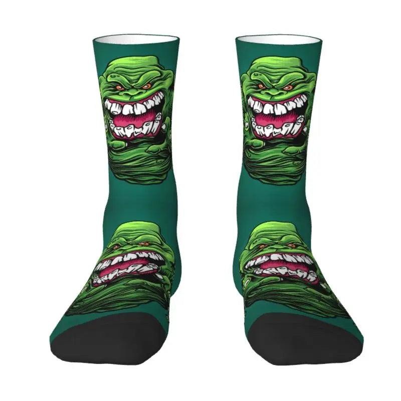 Ghostbusters Busters Dress Socks - Cool Men's & Unisex - Warm Comfortable 3D Print Supernatural Ghost Movie-5-Crew Socks-