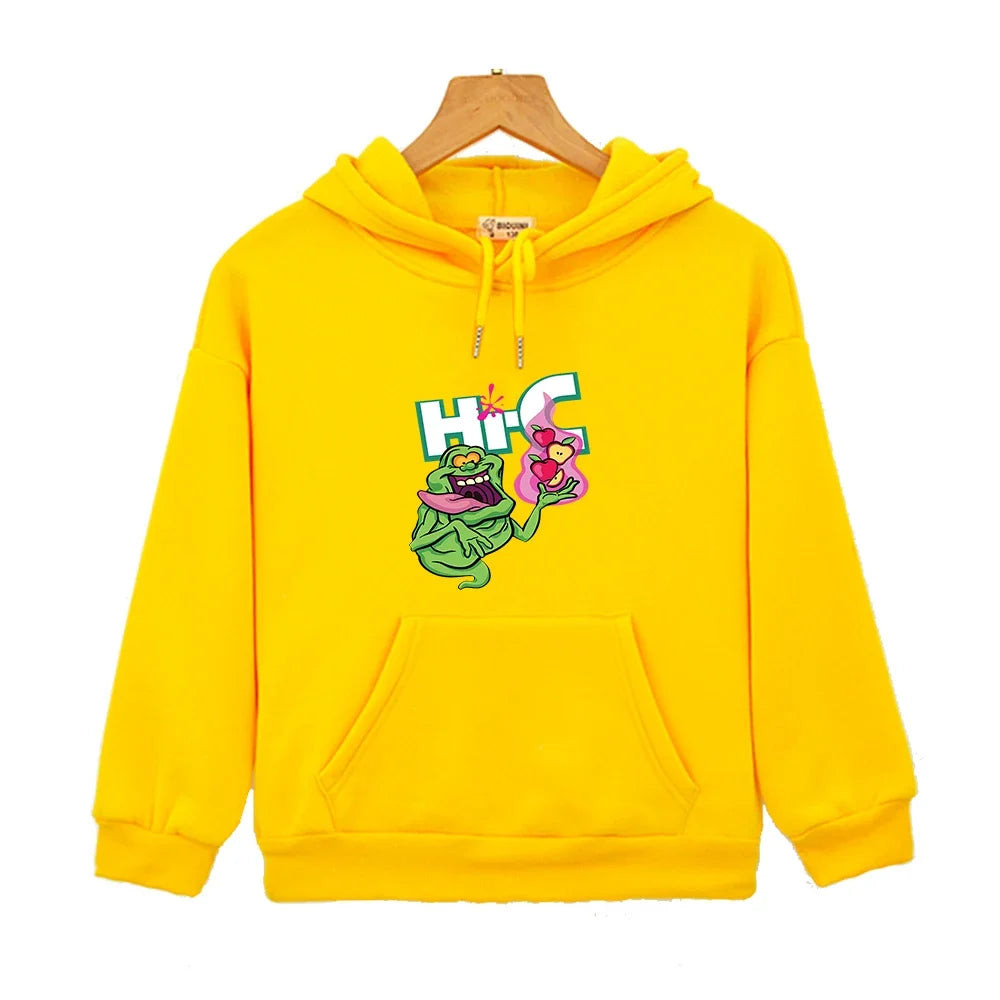 Ghostbusters Ecto Cooler Hoodie - Teen Sweatshirt for Boys and Girls Sportswear Top-yellow-140-