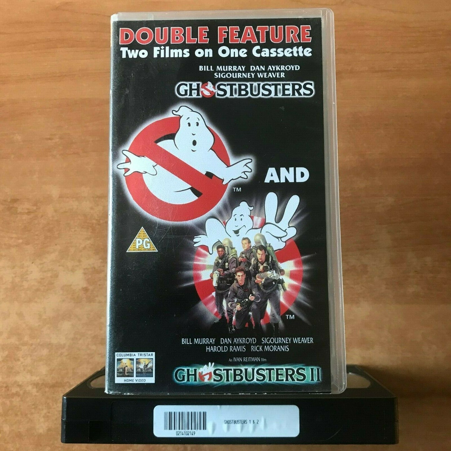 Ghostbusters / Ghostbusters 2; [Double Ghouly Action] Dan Aykroyd - Pal VHS-