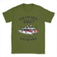 Ghostbusters Men’s Graphic T-Shirt - Cotton Short Sleeve Tee Top for Awesome Gifts-army green-S-