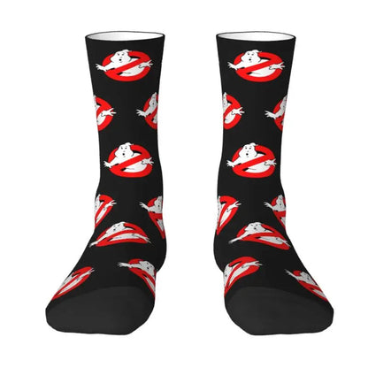 Ghostbusters Slimer Men's Crew Socks - Unisex Novelty 3D Print - Green Ghost Supernatural Movie Dress-15-Crew Socks-