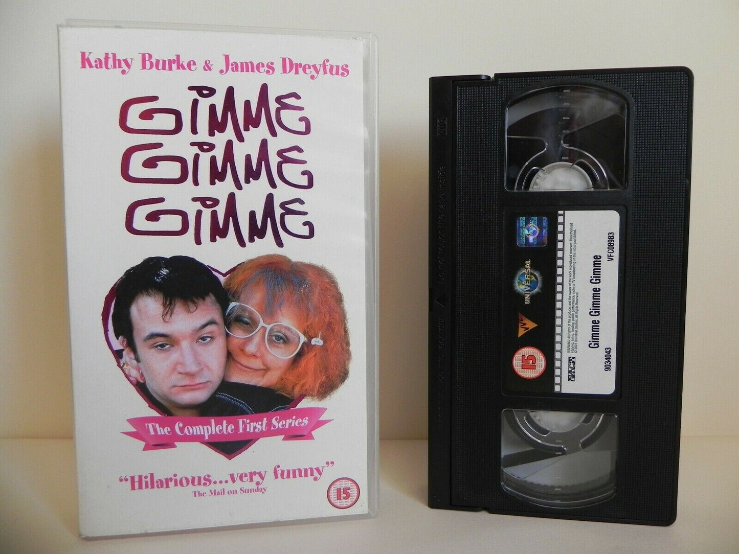 Gimme Gimme Gimme - The Complete First Series - Hilarious - Very Funny - Pal VHS-