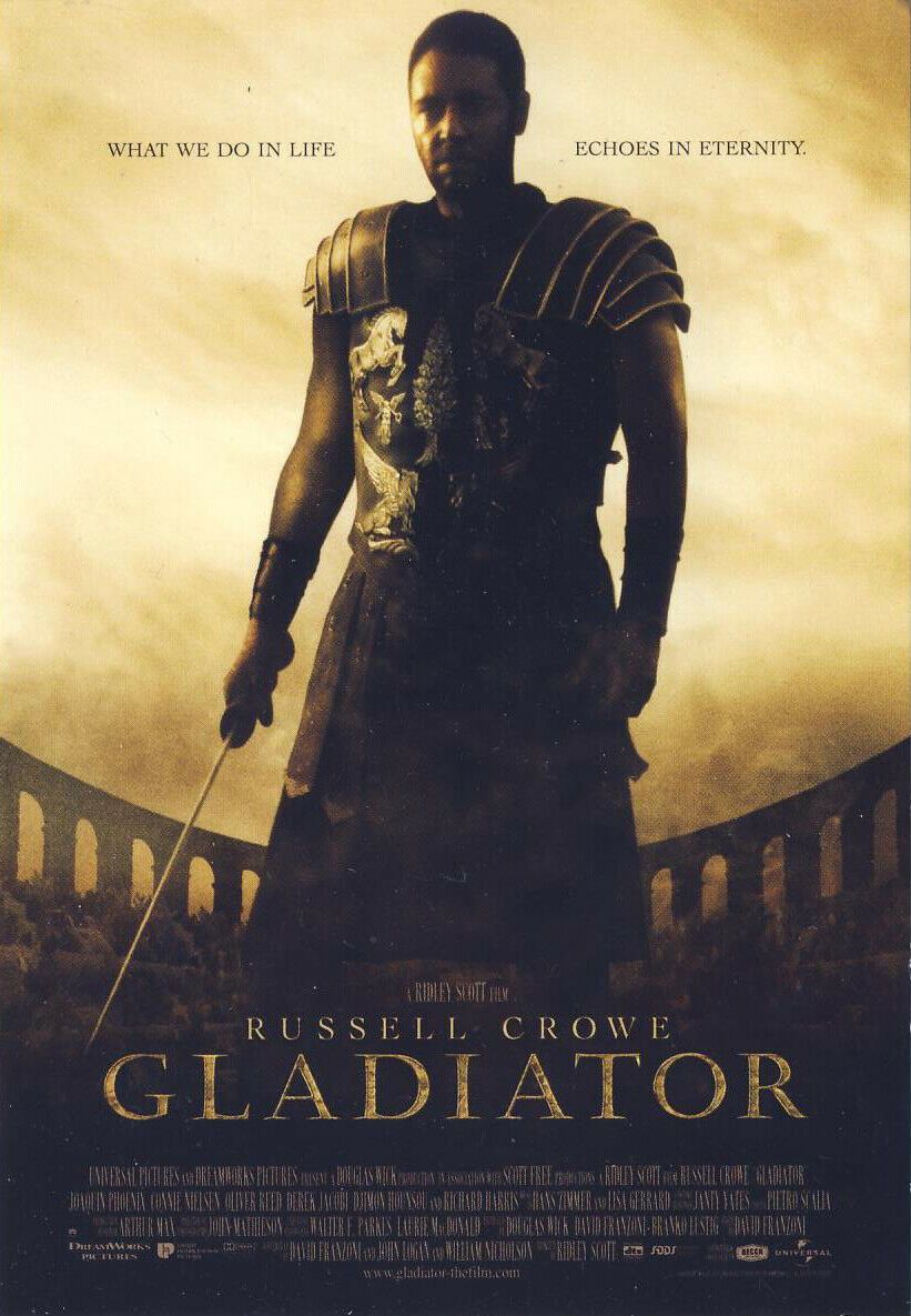 Gladiator (2000): War Drama - Roman Times Action [Big Box] Russell Crowe - VHS-