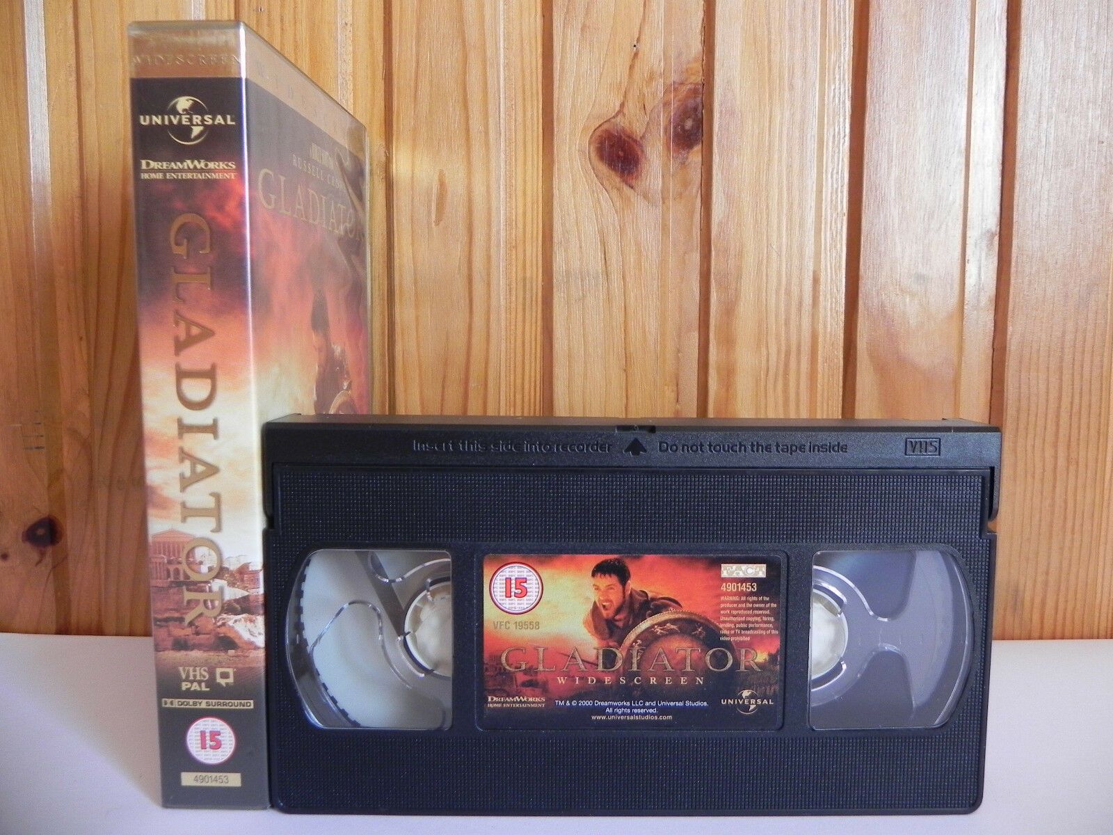 Gladiator [Widescreen]; Ridley Scott - War Drama - Russell Crowe - Pal VHS-