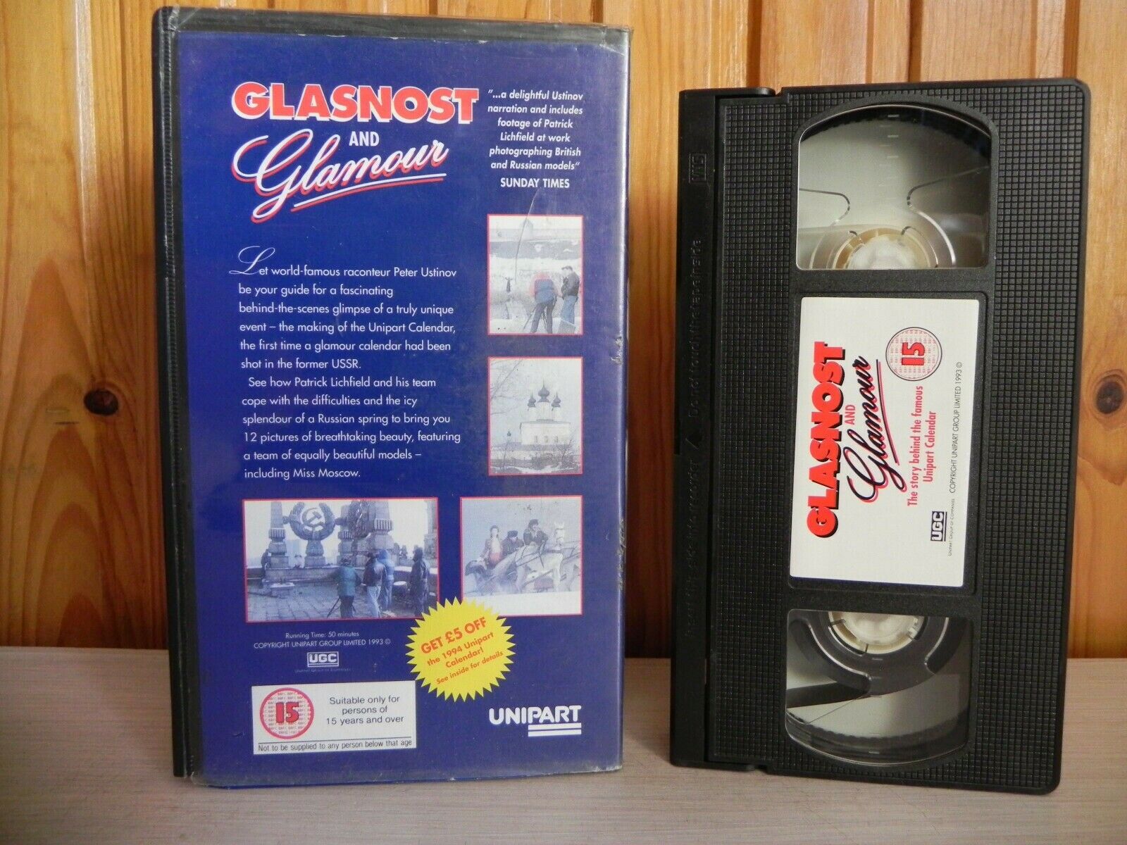 Glasnost And Glamour - The Story Behind The Famous Unipart Calendar - Pal VHS-