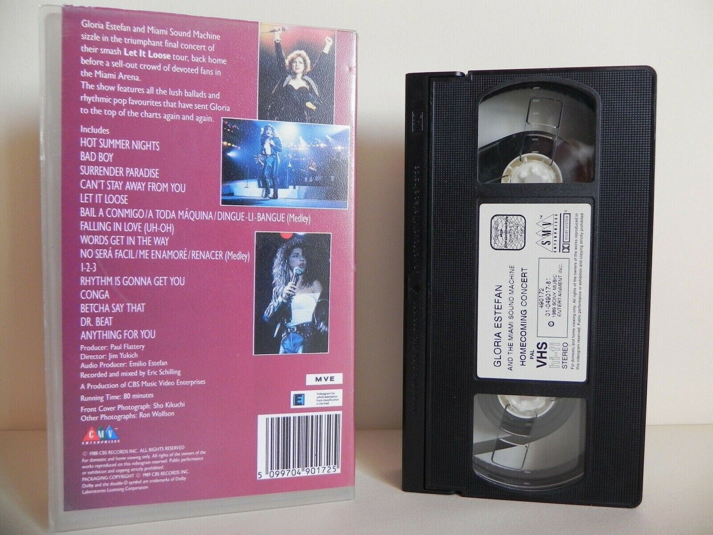 Gloria Estefan And Miami Sound Machine - Homecoming Concert - Music - Pal VHS-