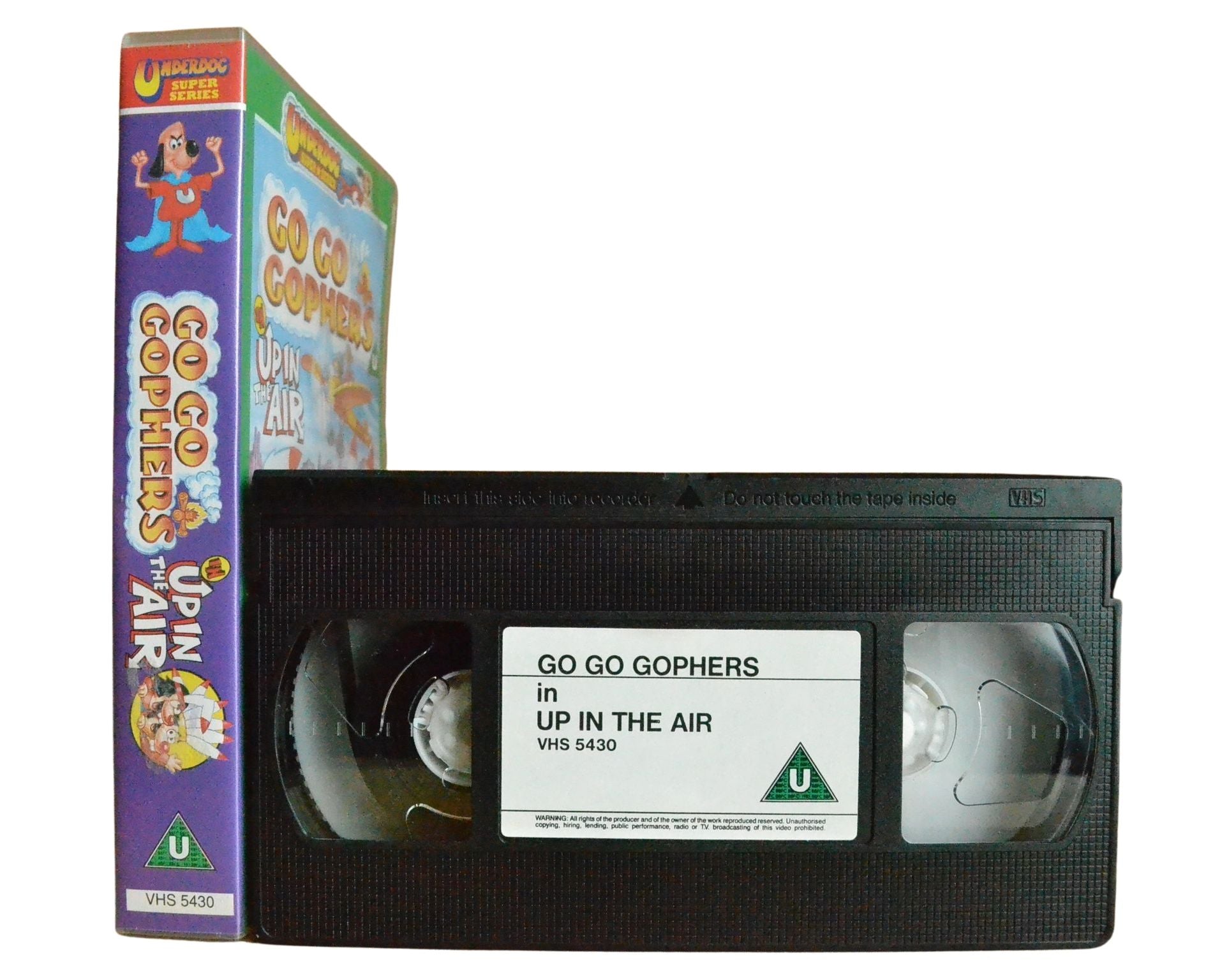 Go Go Gophers In Up In The Air - Children’s - Pal VHS-