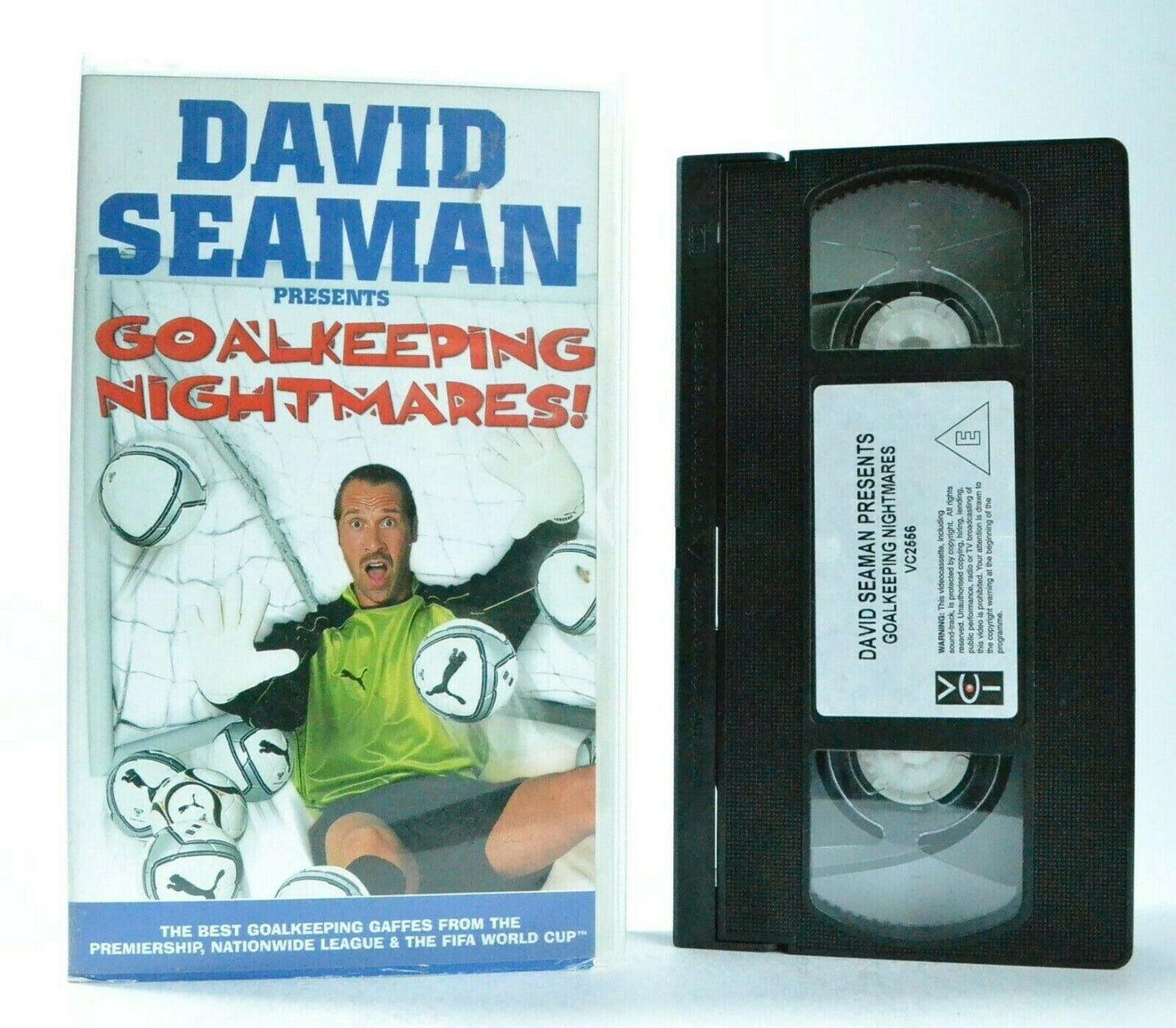 Goalkeeping Nightmares!: By David Seaman - Football Bloopers - Sports - Pal VHS-