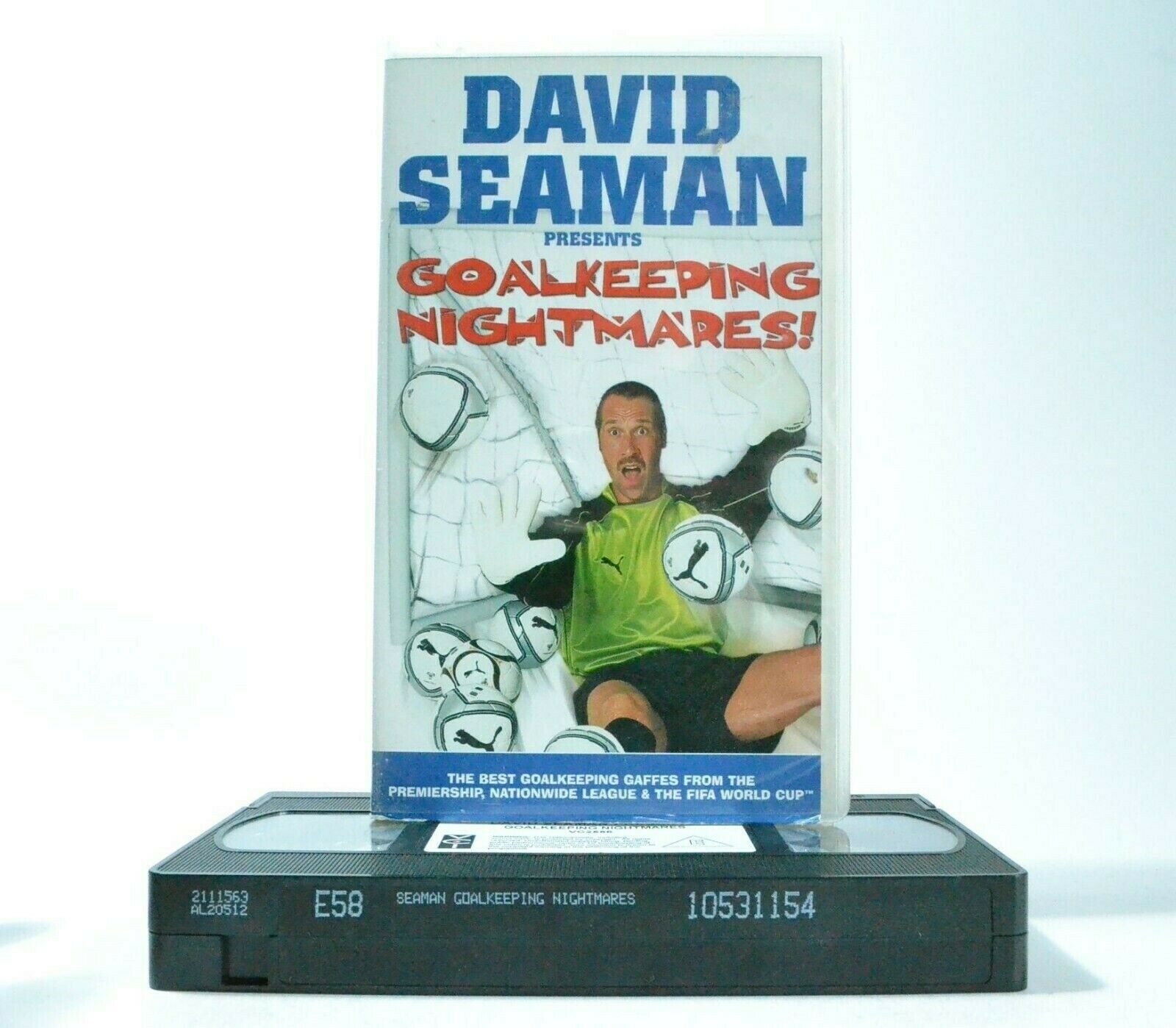 Goalkeeping Nightmares!: By David Seaman - Football Bloopers - Sports - Pal VHS-