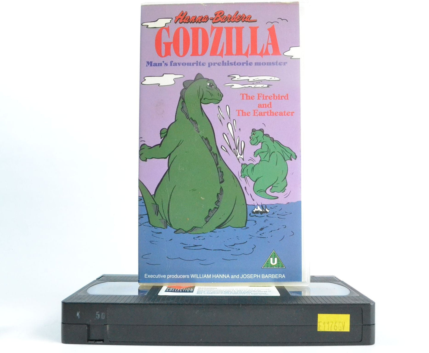 Godzilla (1976): Hanna-Barbera - Firebird Eartheater - VC1144 (1989) Kids - VHS-