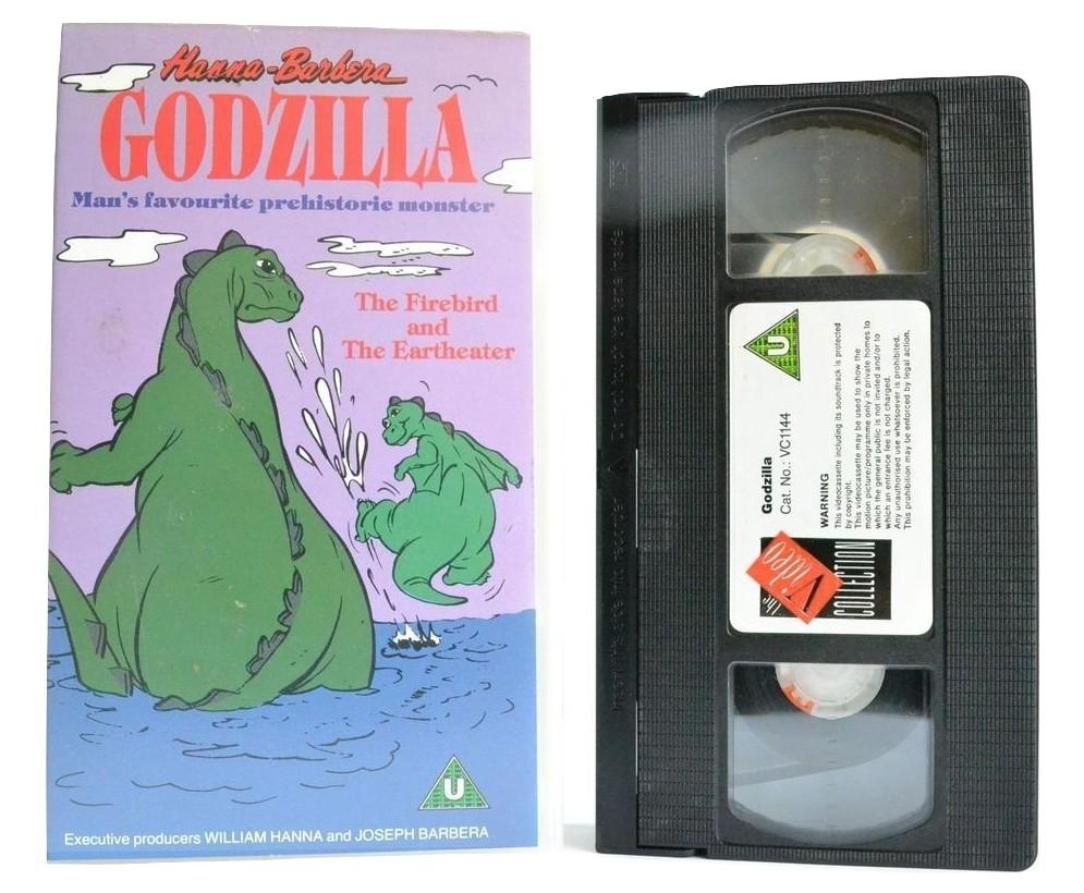 Godzilla (1976): Hanna-Barbera - Firebird Eartheater - VC1144 (1989) Kids - VHS-