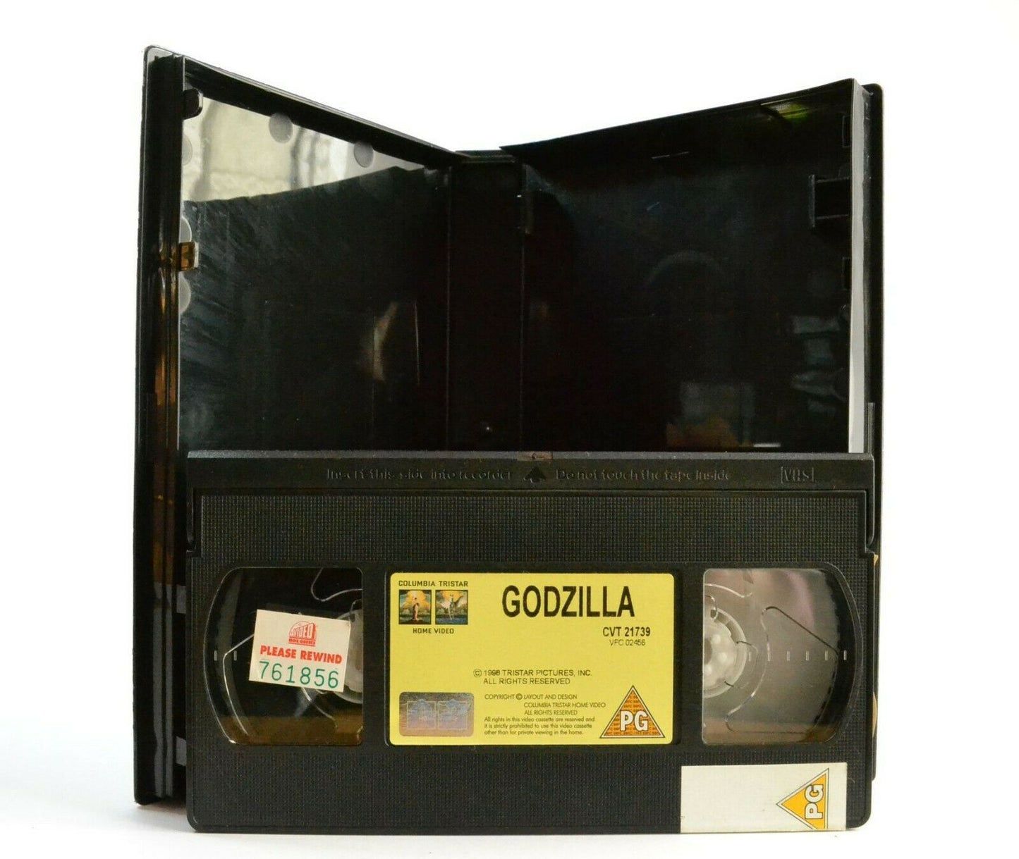 Godzilla: Film By R.Emmerich - Iconic Creature - Large Box - Ex-Rental - Pal VHS-