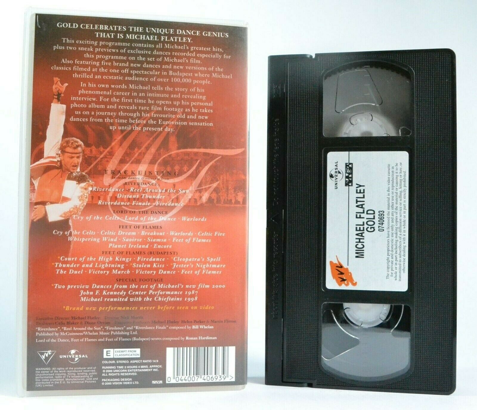 Gold: A Celebration Of Michael Flatley - Live Dance Show/Budapest - Pal VHS-