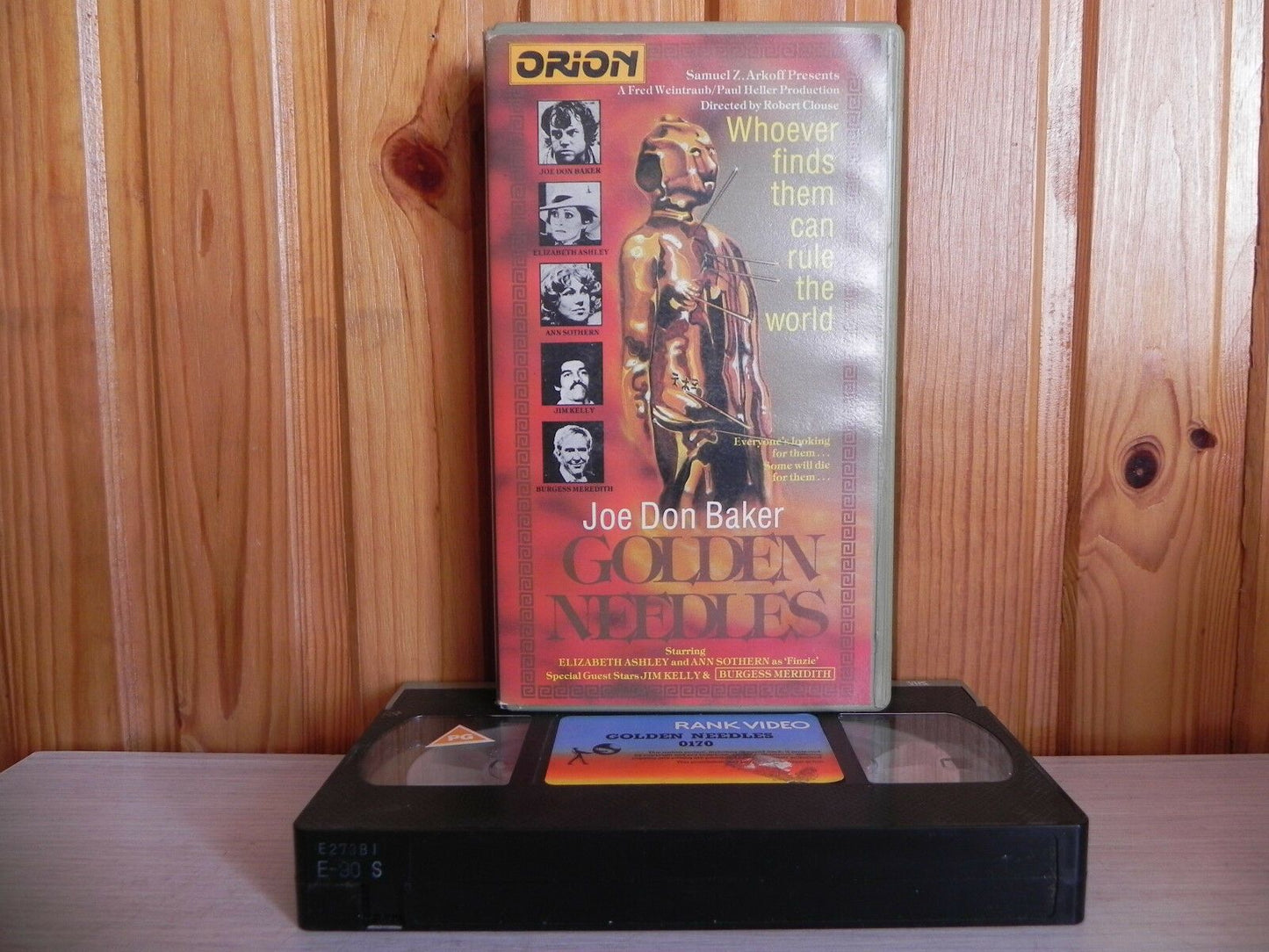 Golden Needles; [Jim Kelly] Battle For Immortality - Action - Pre Cert - Pal VHS-