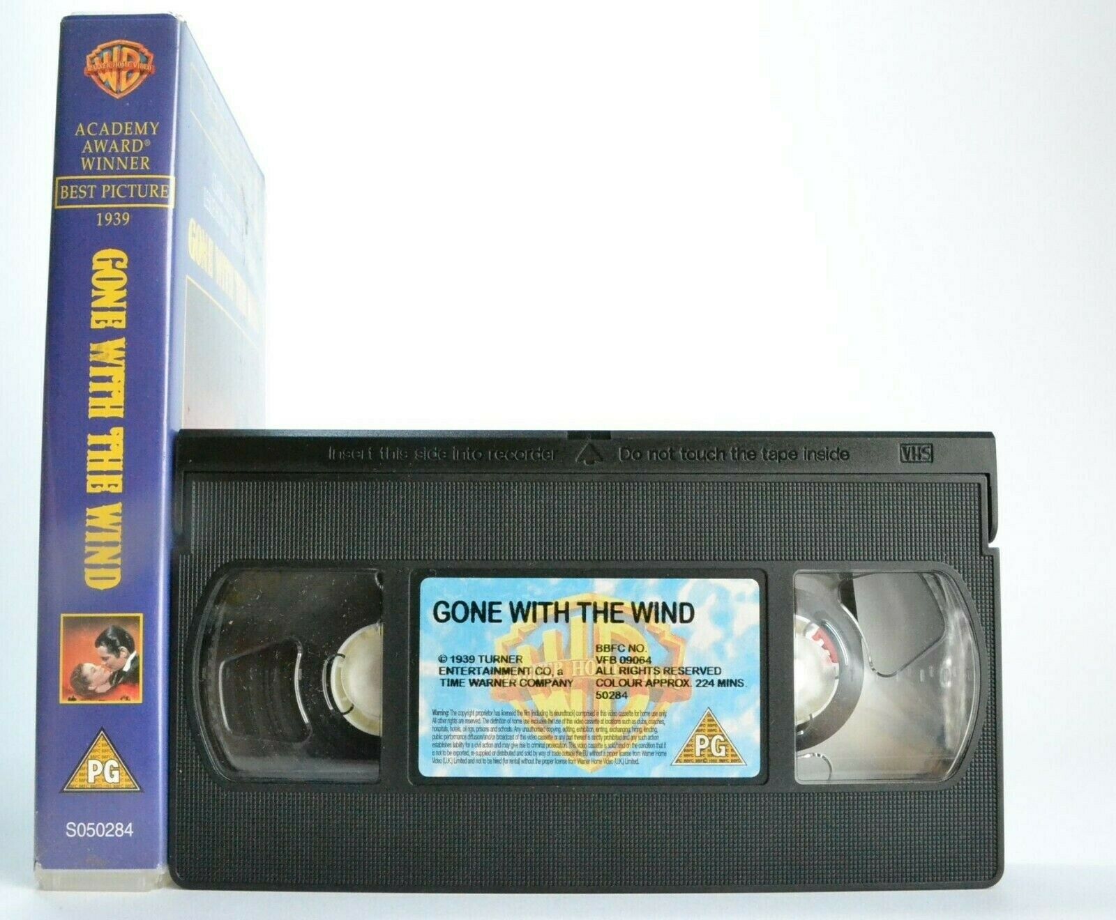 Gone With The Wind: 10 Oscars Winner - Historical Romance - Clark Gable - VHS-