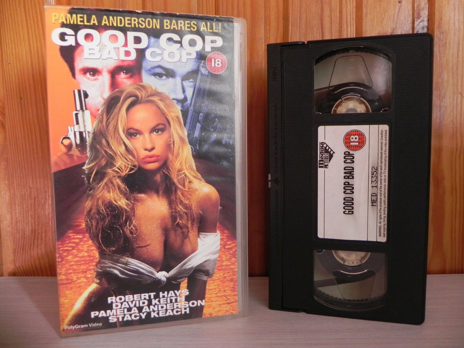 Good Cop Bad Cop - Pamela Anderson - Thriller Mystery - Medusa Pictures Pal VHS-