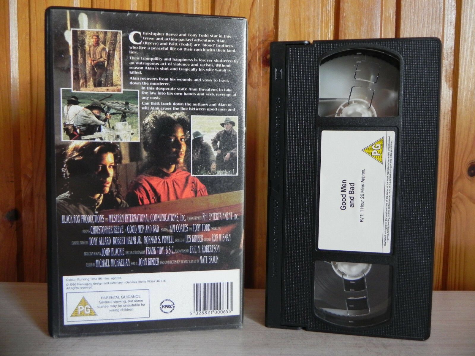 Good Men And Bad - MQ00065 - Action - Adventure - Christopher Reeve - Pal VHS-