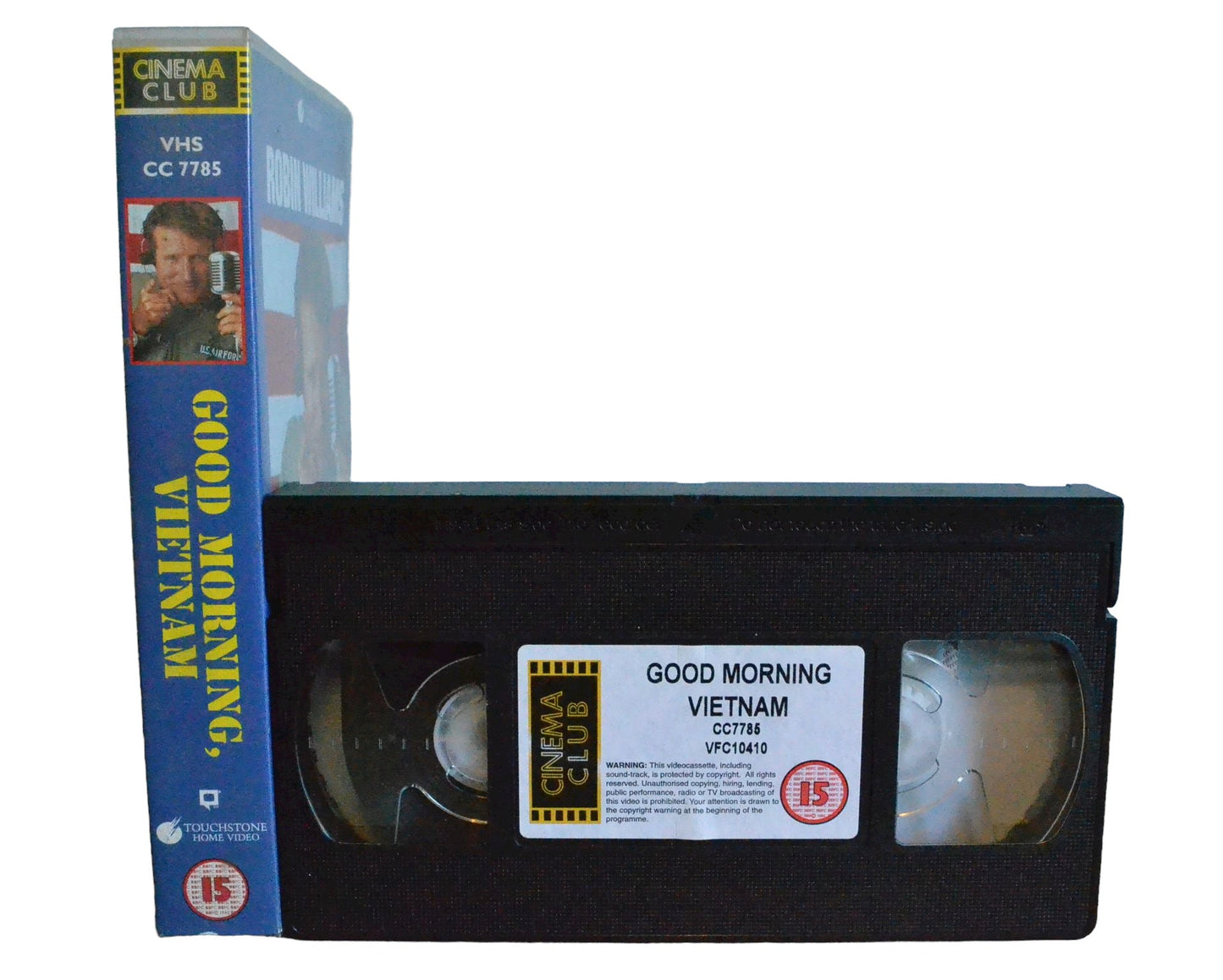 Good Morning - Vietnam - Robin Williams - Cinema Club - Comedy - Pal - VHS-