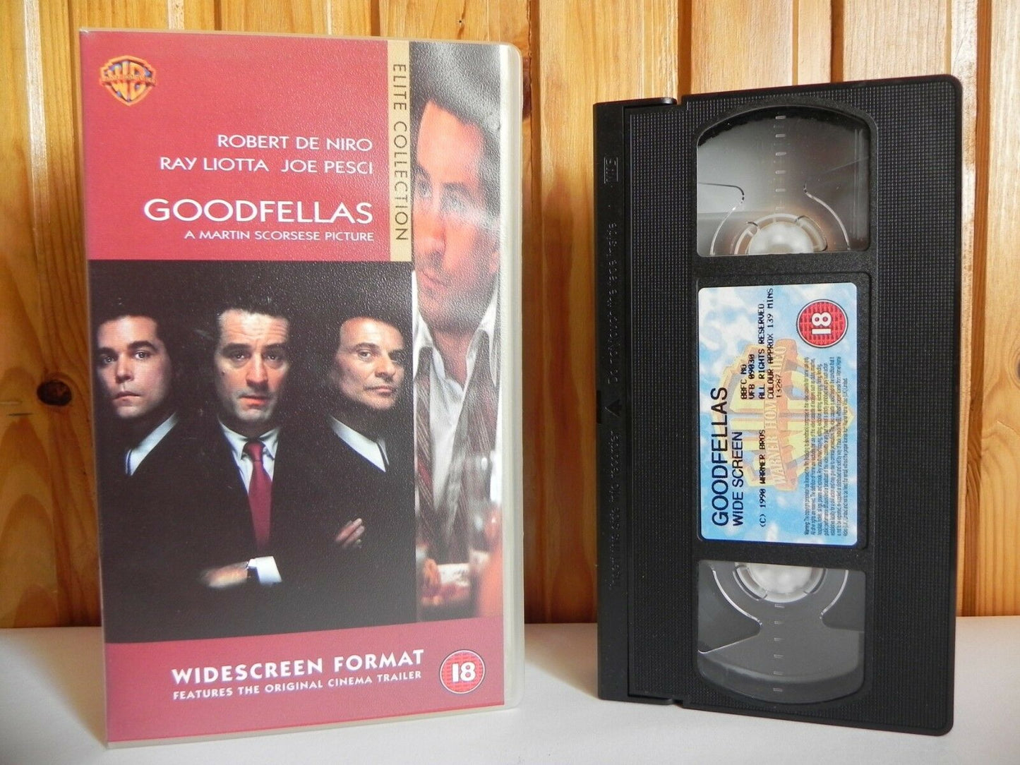 Goodfellas (1990): Robert De Niro / Joe Pesci; [Warner] Widescreen - Drama - Pal VHS-