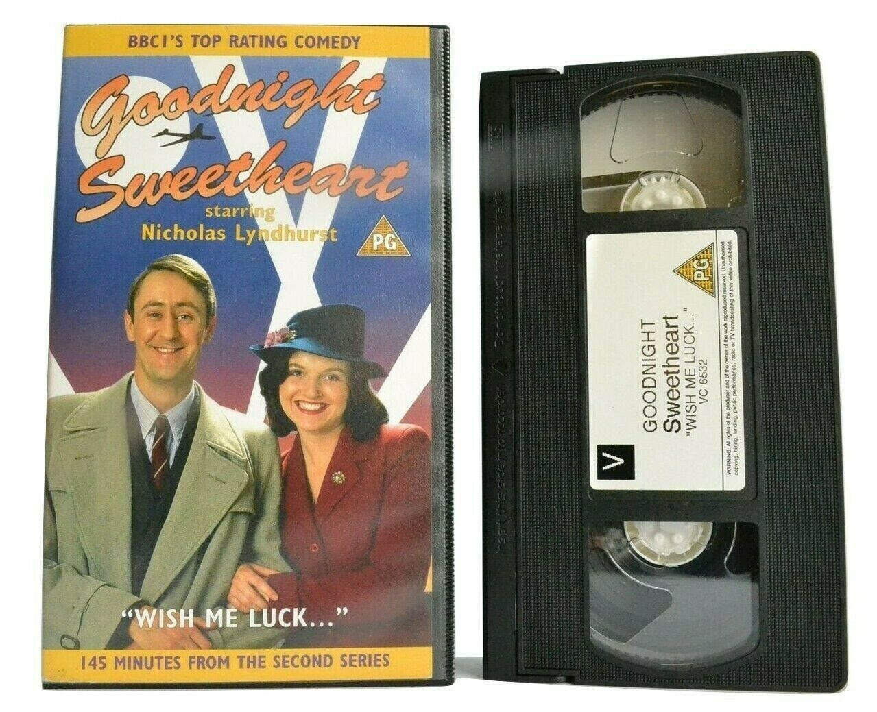 Goodnight Sweetheart: 'Wish Me Luck' [BBC T.V. Series] Nicholas Lyndhurst - VHS-