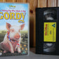 Gordy - Disney - Family - Adventure - The Talking Pig - Who Made It Big - VHS-