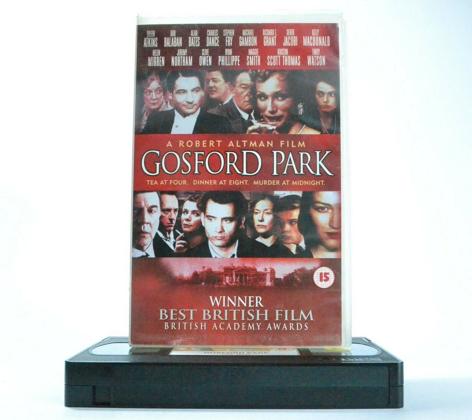 Gosford Park: A Robert Altman Film - British Murder Mystery - Large Box - VHS-