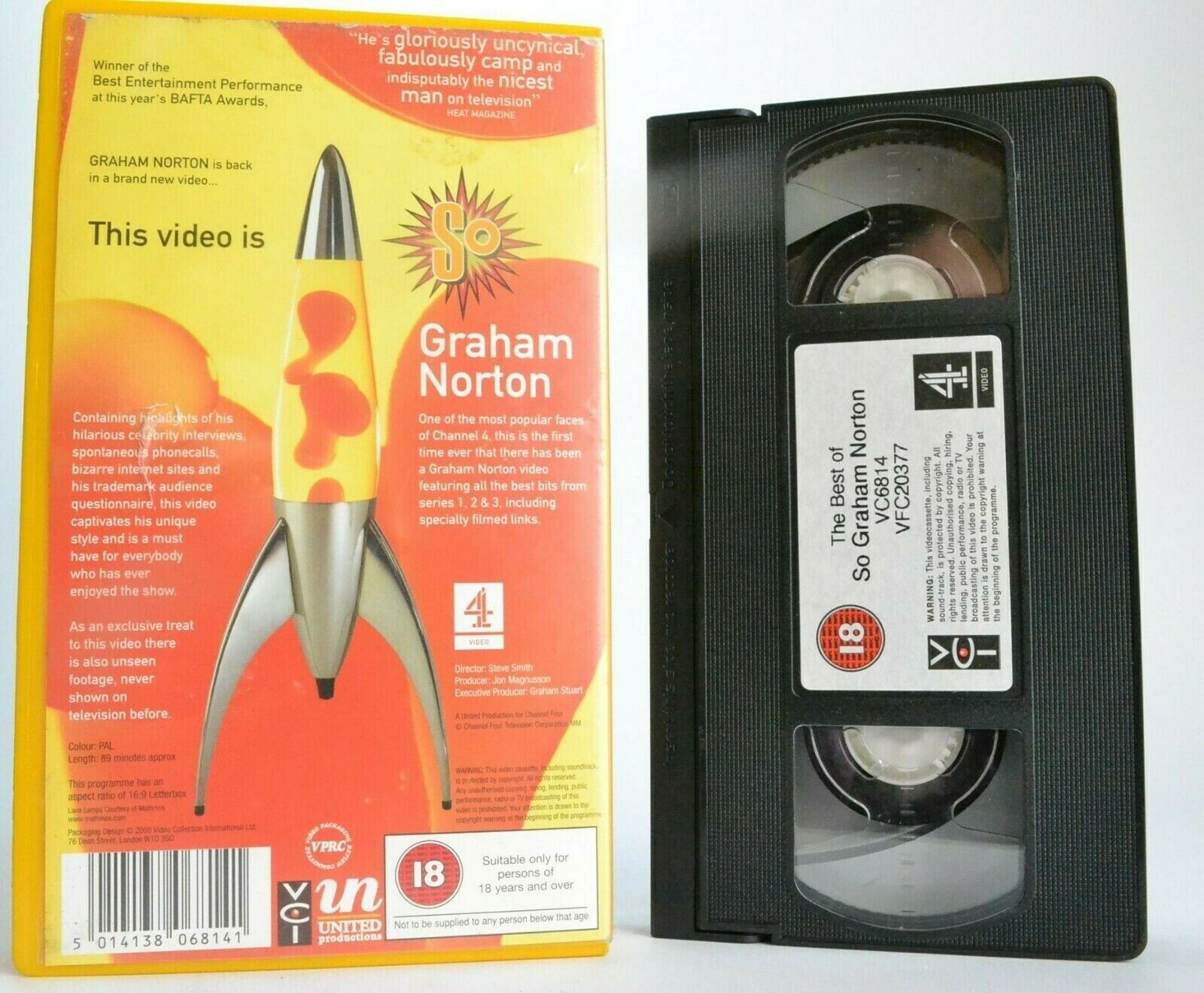 Graham Norton: The Best Of So - Comedy - Celebrity Interviews - TV Show - VHS-