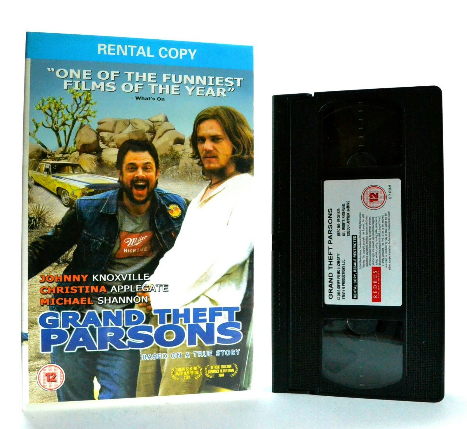 Grand Theft Parsons: Based On True Story - Drama - Large Box - Ex-Rental - VHS-