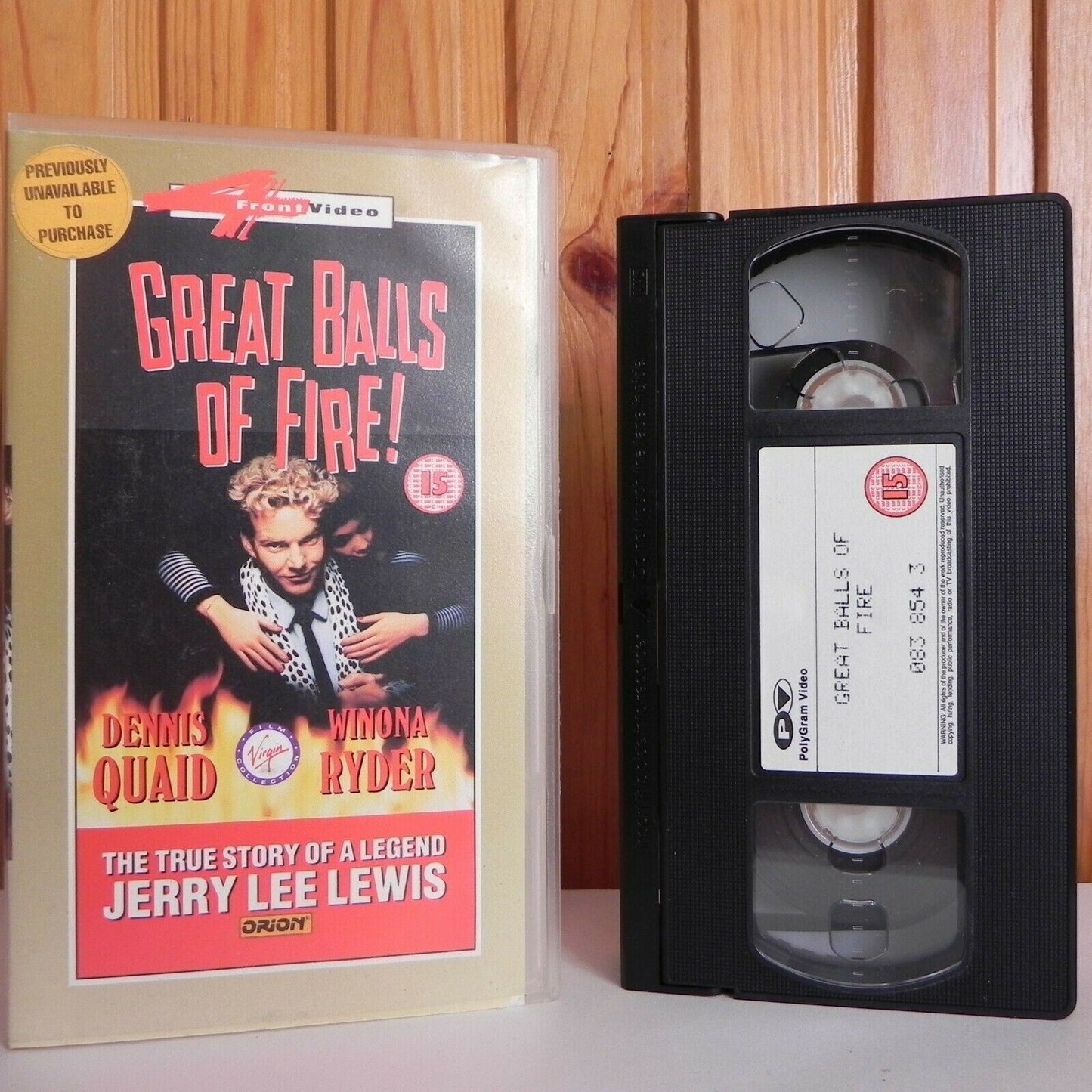 Great Balls Of Fire! - True Story - Jerry Lee Lewis - The Man - The Music - VHS-