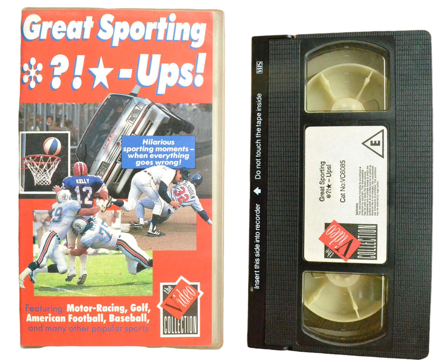 Great Sporting - Ups! (Hilarious Sporting Moments) - The Video Collection - Pal VHS-