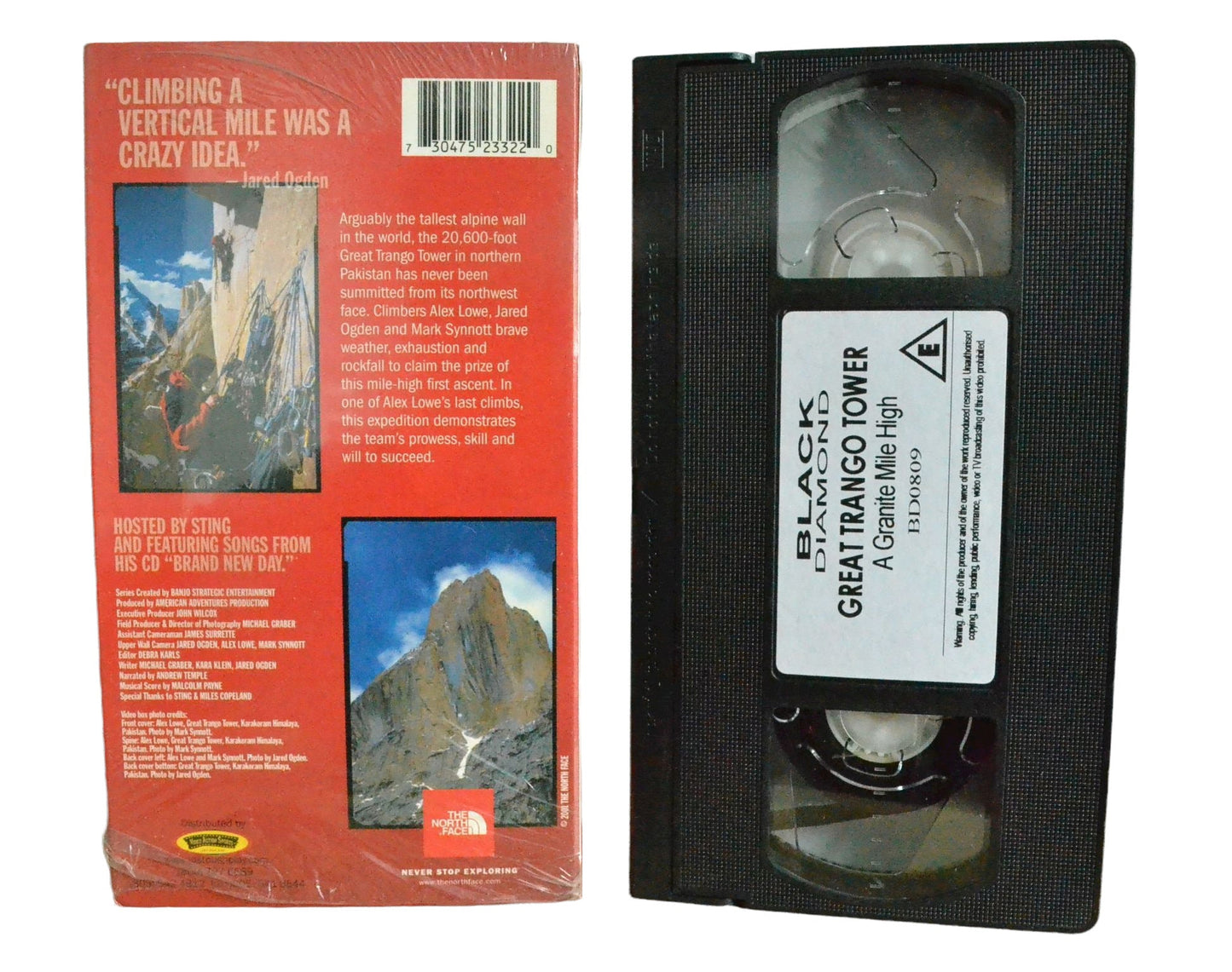 Great Trango Tower A Granite Mile High - Alex Lowe - Black Diamond - Vintage - Pal VHS-