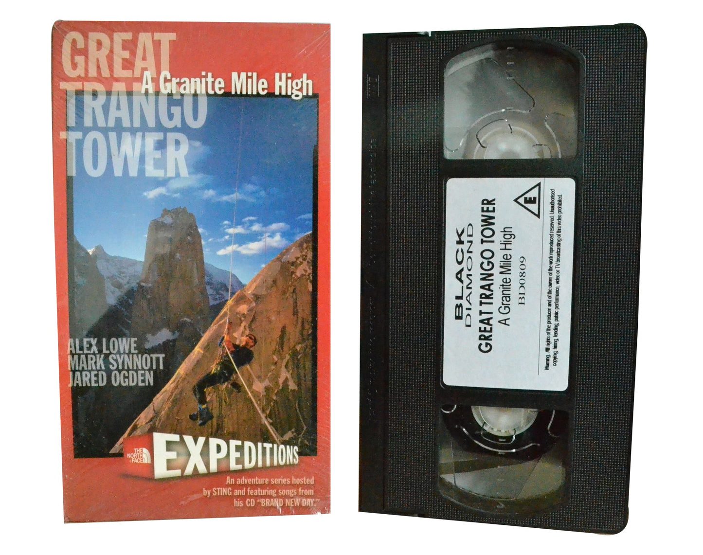 Great Trango Tower A Granite Mile High - Alex Lowe - Black Diamond - Vintage - Pal VHS-