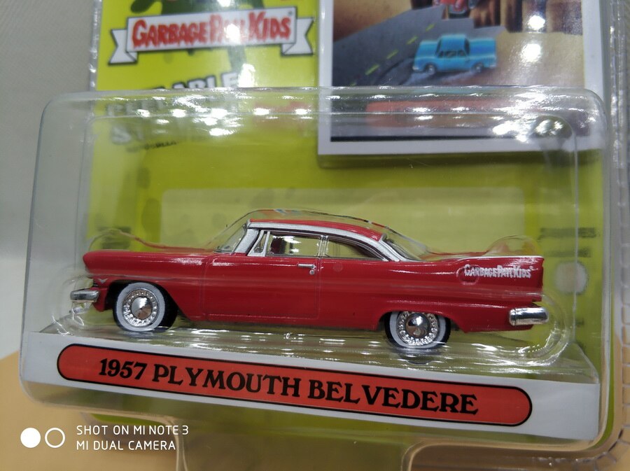 GreenLight 1:64 1957 Plymouth Belvedere 54010-A Alloy model car Metal toys for childen kids diecast gift-