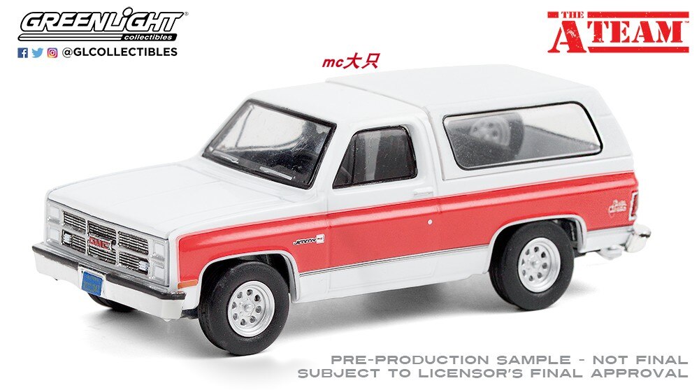 GreenLight 1:64 1983 GMC Jimmy Solid Pack Alloy model car Metal toys for childen kids diecast gift-