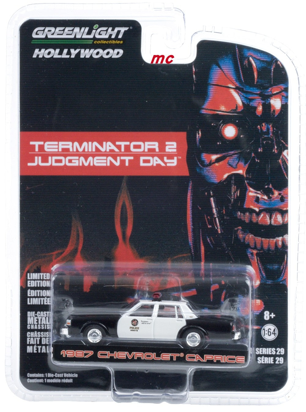 GreenLight 1:64 1987 Chevrolet Caprice Alloy model car Metal toys for childen kids diecast gift-