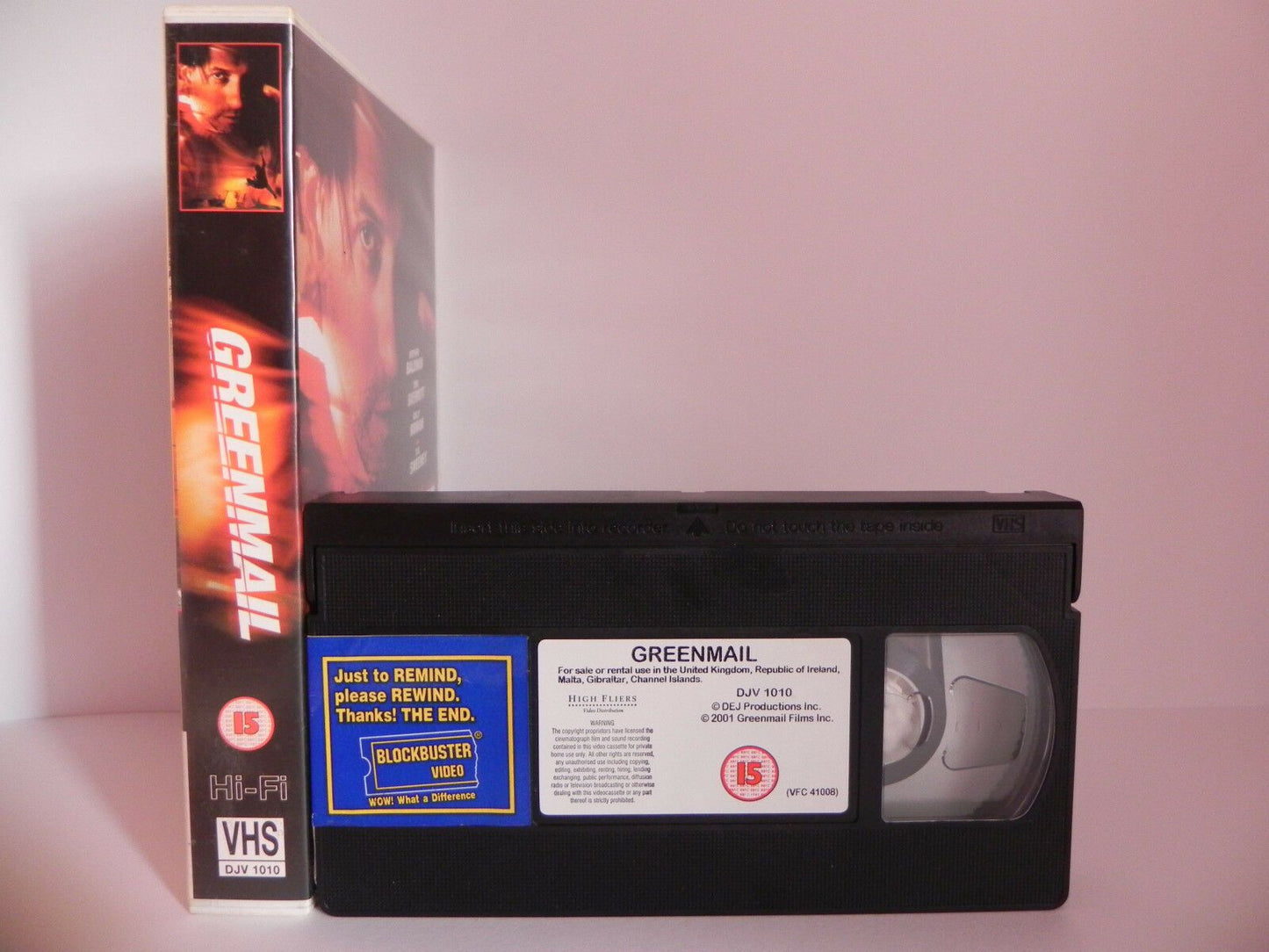 Greenmail - Stephen Baldwin - DEJ Productions - Big Box - Ex-Rental Video - VHS-