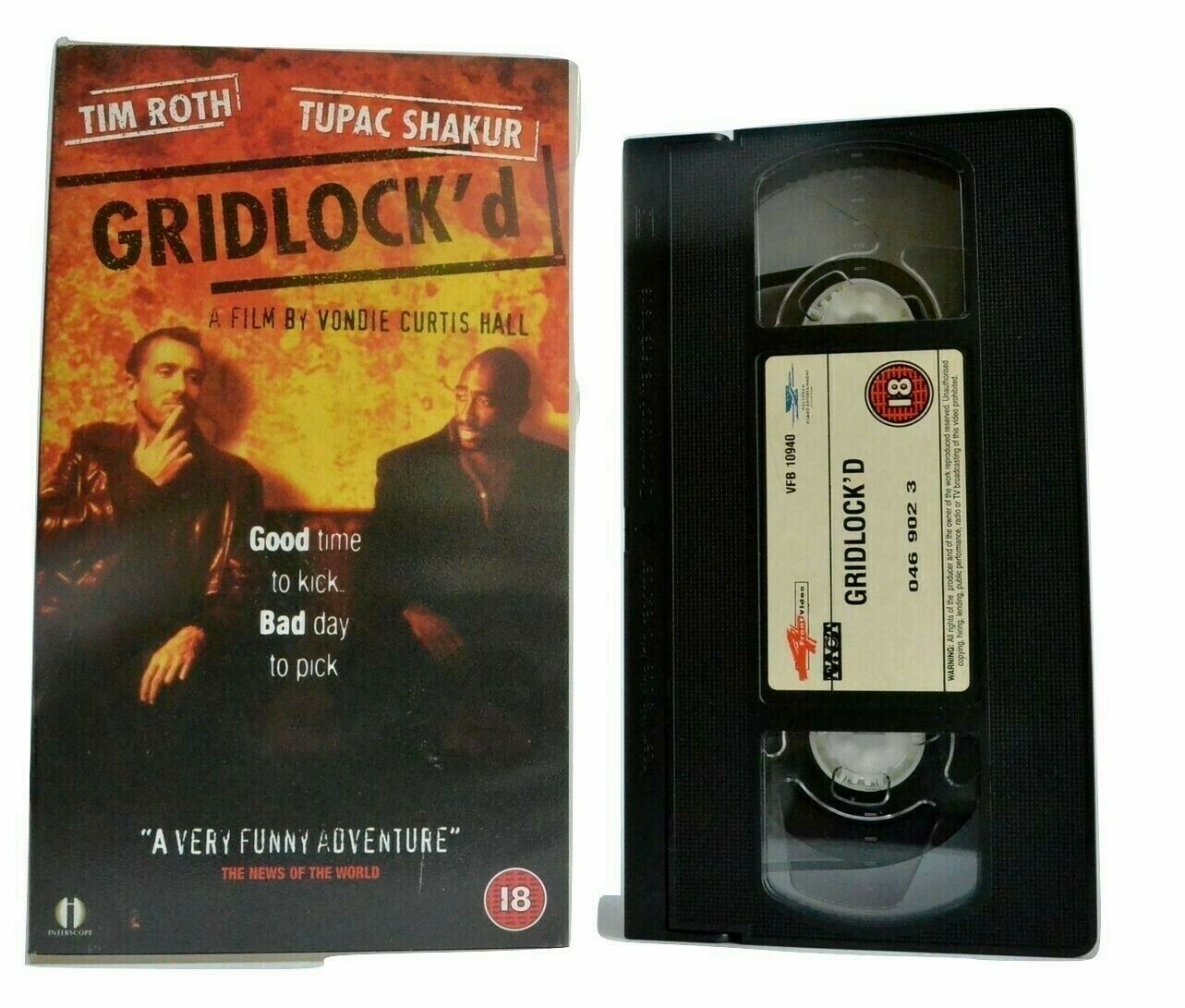 Gridlock'd (1997): Heroin Addicts Adventures - Black Comedy - Tupac Shakur - VHS-