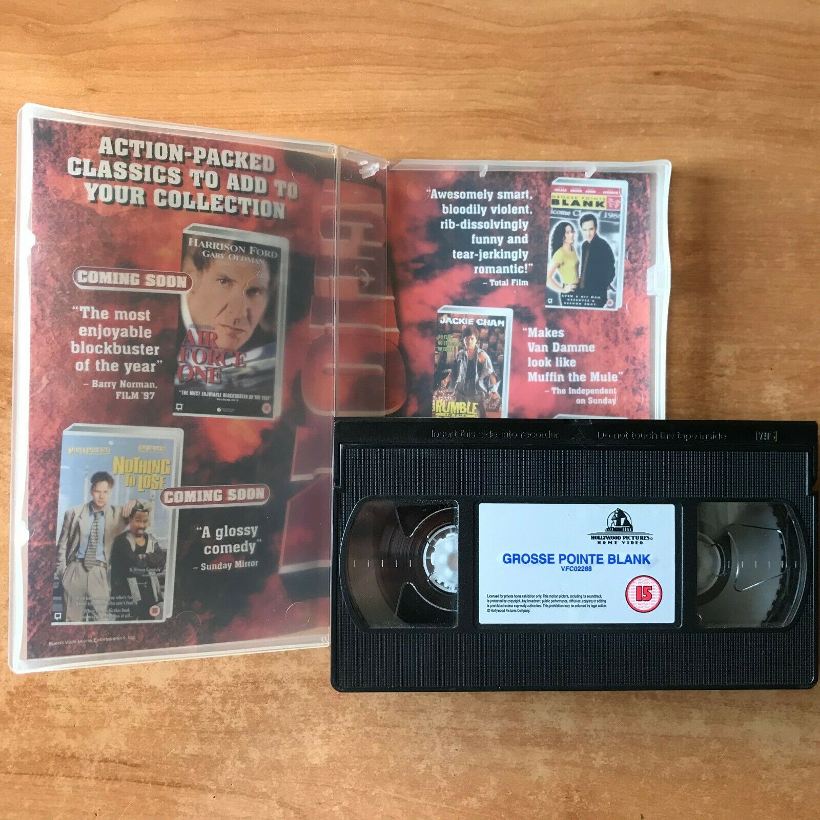 Grosse Pointe Blank (1997): Hitman Comedy - John Cusack / Minnie Driver - VHS-