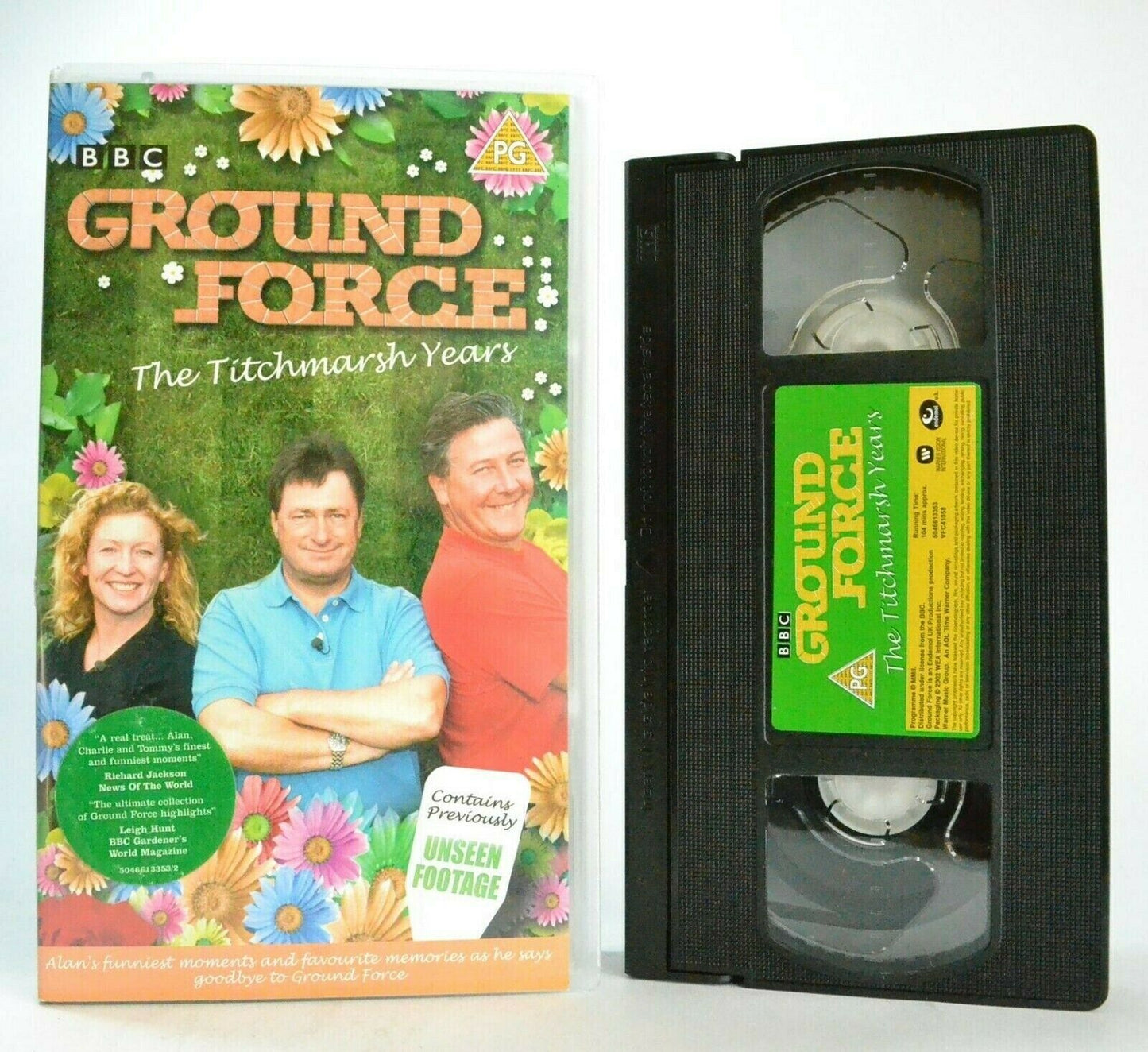 Ground Force: The Titchmarsh Years - British Garden Makeover TV Series - Pal VHS-