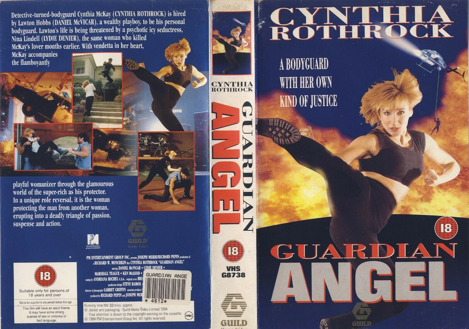 Guardian Angel: Guild Home (1994) - Large Box - Martial Arts - C.Rothrock - VHS-