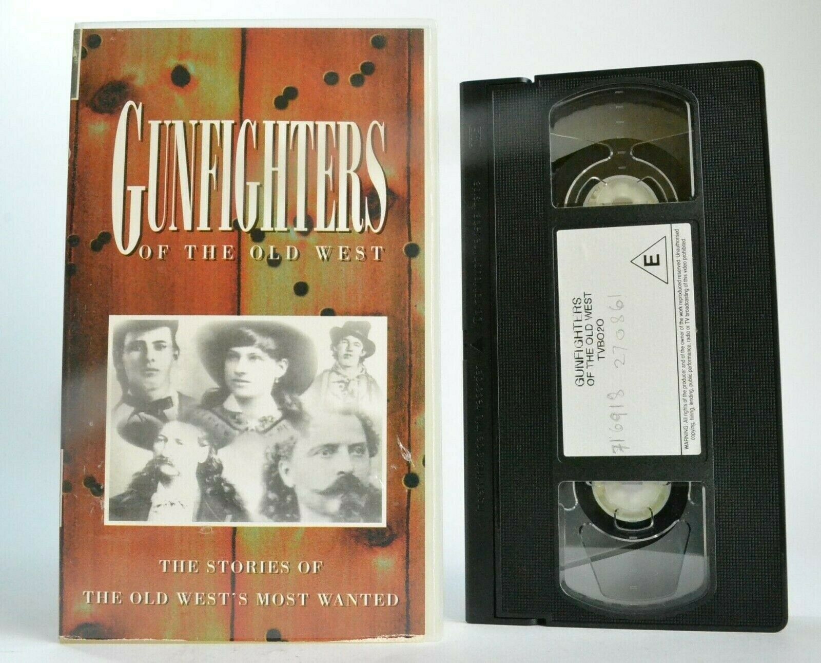 Gunfighters Of The Old West [Documentary] Billy The Kid - Pat Garrett - Pal VHS-