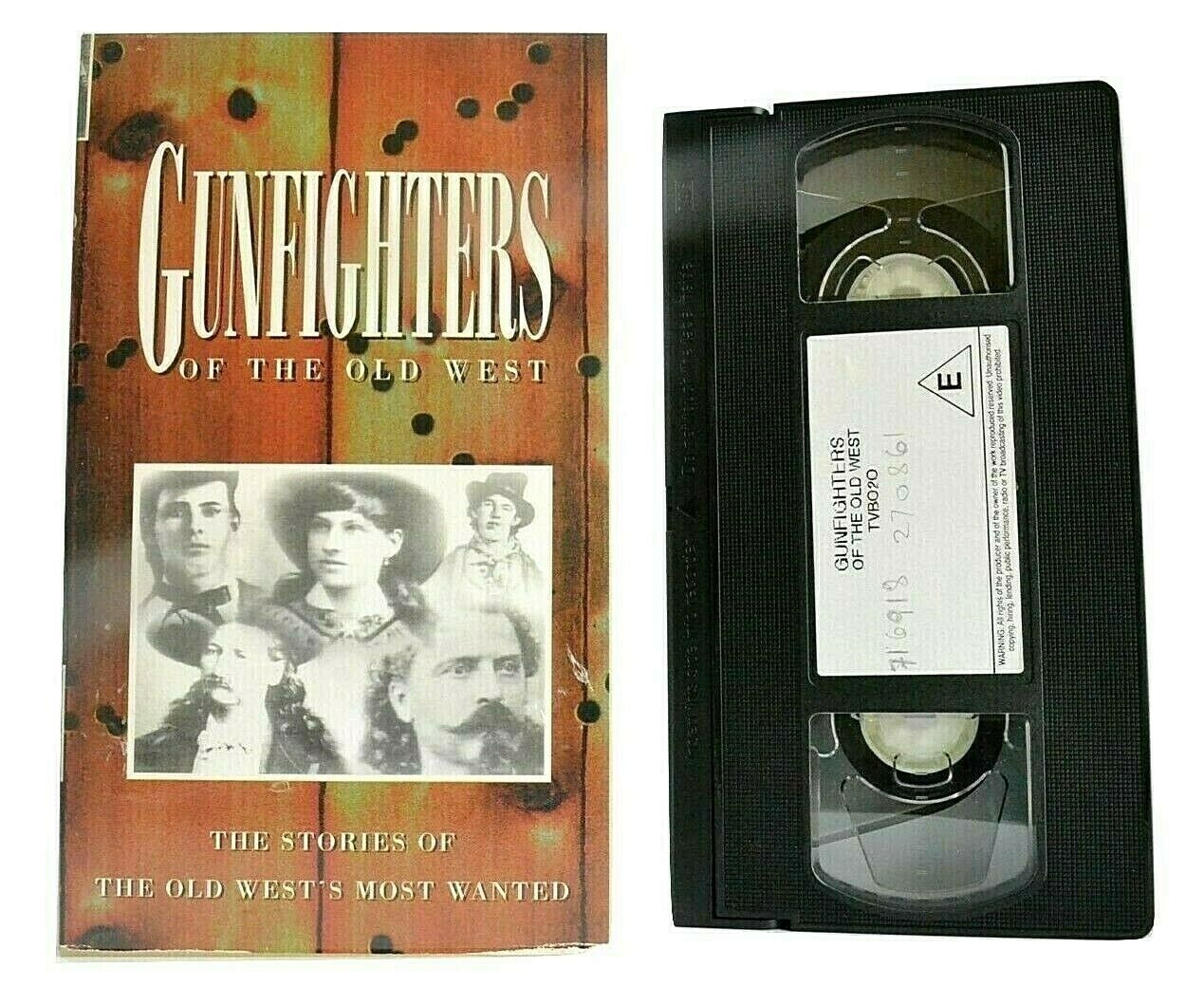 Gunfighters Of The Old West [Documentary] Billy The Kid - Pat Garrett - Pal VHS-