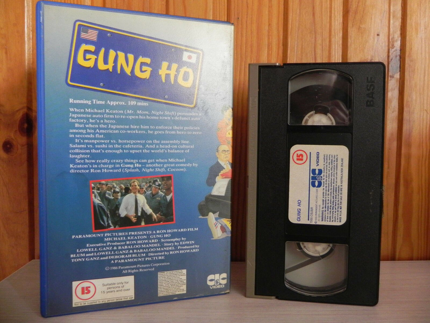 Gung Ho - Comedy - CIC Paramount - BIg Box - Ex-Rental - Michael Keaton - VHS-