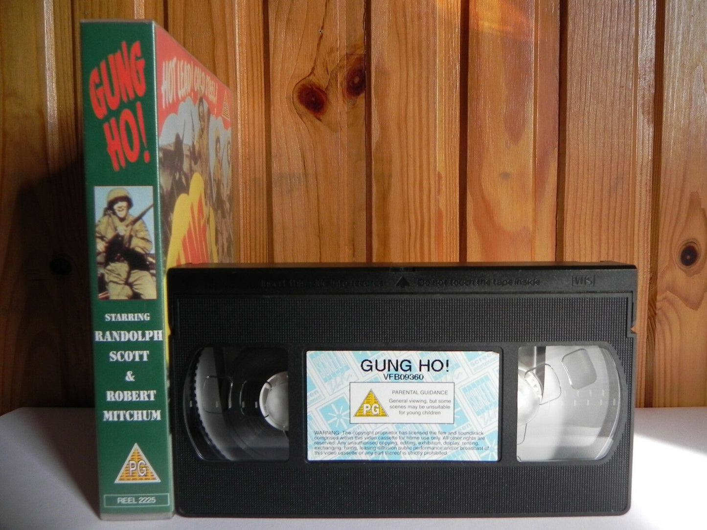 Gung Ho! - Screen - War Drama - Randolph Scott - Robert Mitchum - Pal VHS-