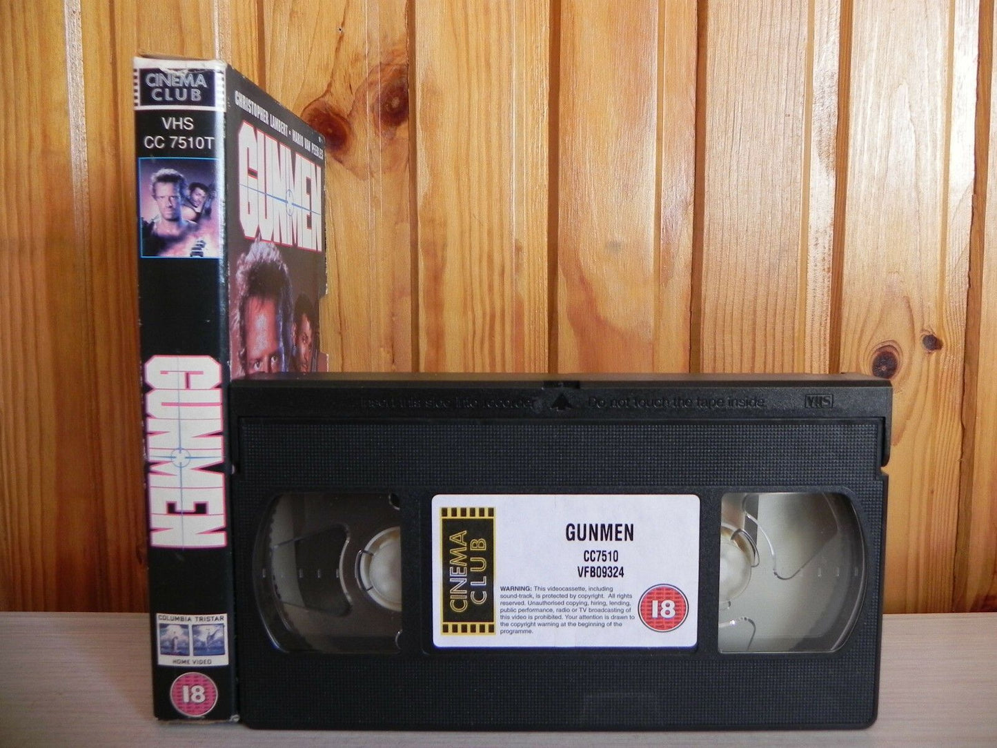 Gunmen - Carton - Christopher Lambert - Mario Van Peebles - Action - Pal VHS-