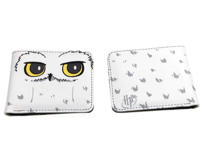 Harry Potter Owl Zippered Wallet - Short Card Bag for Men and Women’s Gifts-