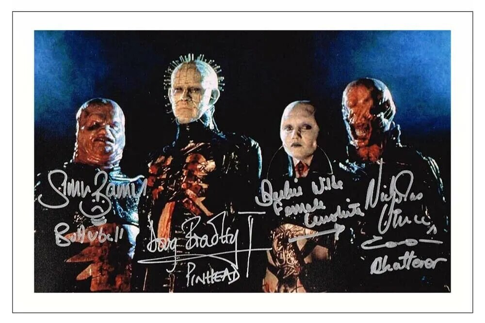 Hellraiser Cast - Signed Movie Poster-30x45cm-